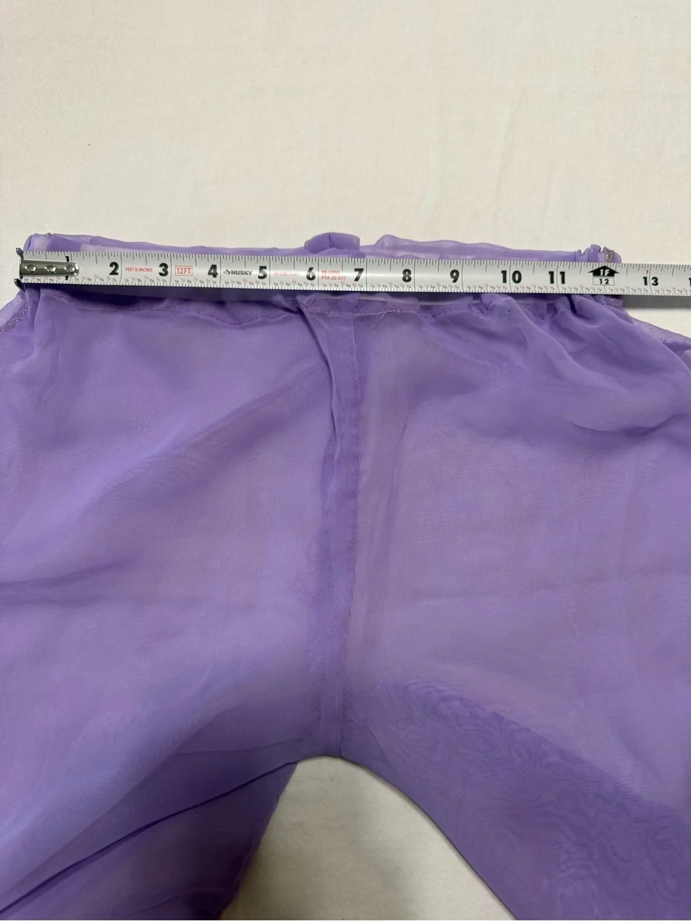 Sheer Lavender Pant with floral under set Princess Jasmine